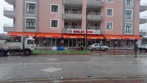 Aksaray dinler avm mafsallı tente