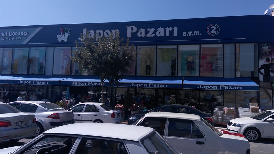 Aksaray Japon Pazarı Mafsallı Tente