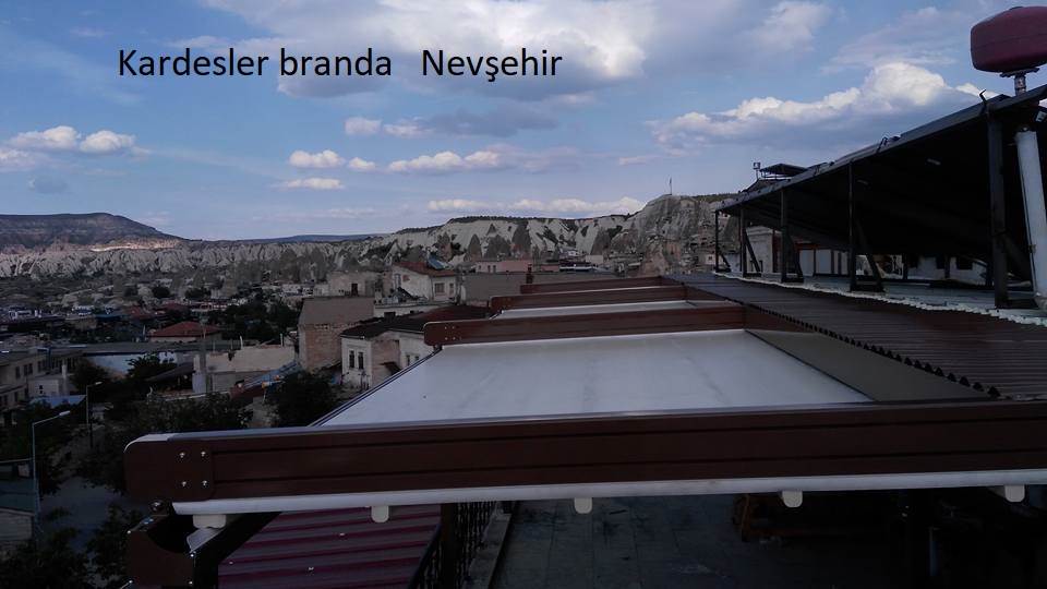 Nevşehir Göreme pergole tente